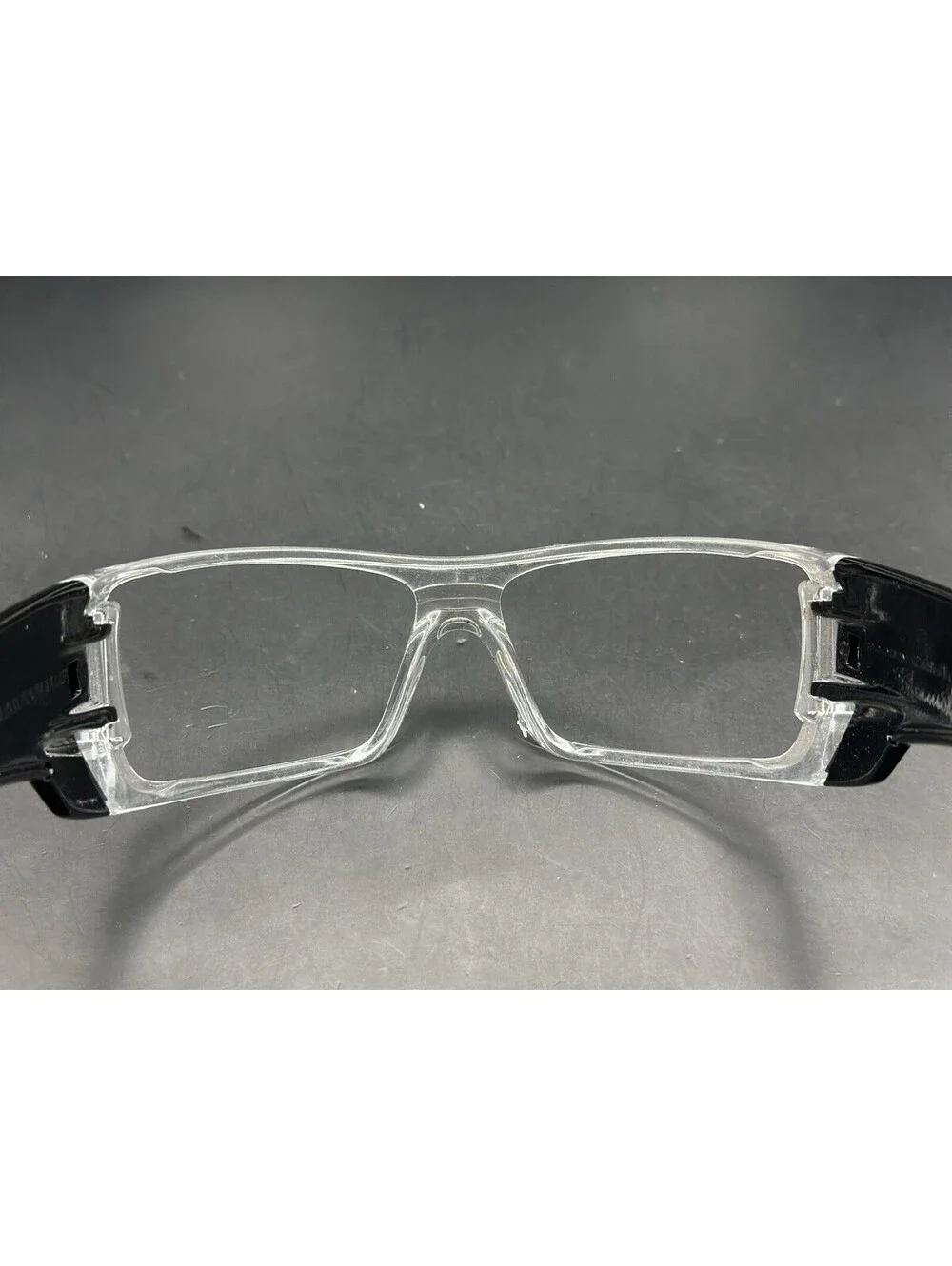 Oakley Batwolf Polished Clear/Black Gold Text Frame